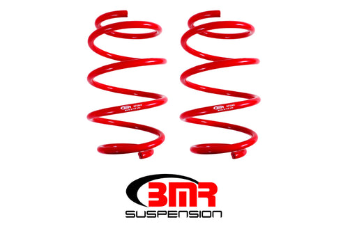 BMR 16-17 6th Gen Camaro Front Performance Version Lowering Springs - Red BMR Suspension Lowering Springs