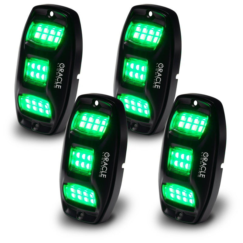 Oracle Underbody RGB+W Wheel Well Rock Light Kit - 4 PCS - ColorSHIFT ORACLE Lighting Light Bars & Cubes
