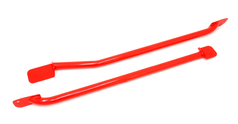 BMR 93-02 F-Body Non-Convertible Weld-On Tubular Subframe Connectors - Red BMR Suspension Chassis Bracing