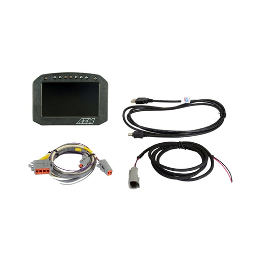 AEM CD-5 Carbon Flush Digital Dash Display AEM Gauges