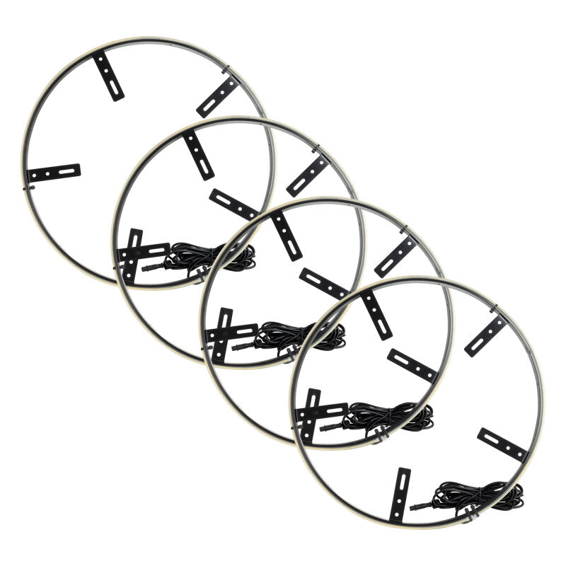 ORACLE Lighting LED Illuminated Wheel Rings - 16.5in PLASMA White ORACLE Lighting Light Strip LED