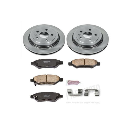 Power Stop 08-14 Cadillac CTS Rear Autospecialty Brake Kit PowerStop Brake Kits - OE