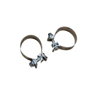 Kooks 3in Oval Clamp In Center/Center Muffler 18in Long Body Polished Stainless Steel Kooks Headers Muffler