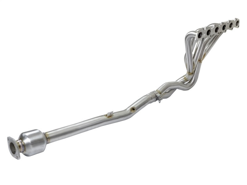 aFe Power Twisted Steel Long Tube Header & Connection Pipes (Street Series) 01-16 Nissan Patrol aFe Headers & Manifolds