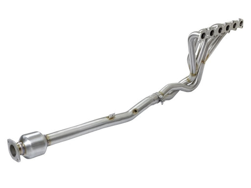 aFe Power Twisted Steel Long Tube Header & Connection Pipes (Street Series) 01-16 Nissan Patrol aFe Headers & Manifolds