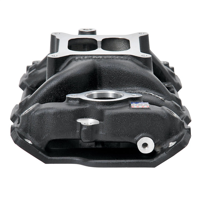 Edelbrock Intake Manifold RPM Air-Gap Small-Block Chevy 262-400 Black Edelbrock Intake Manifolds