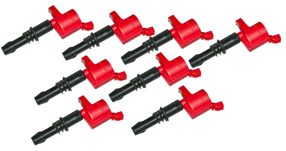 MSD Ignition Coil - Blaster - Ford 3-Valve V8 - Red - 8-Pack