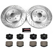 Power Stop 06-13 Chevrolet Corvette Rear Z23 Evolution Sport Brake Kit PowerStop Brake Kits - Performance D&S