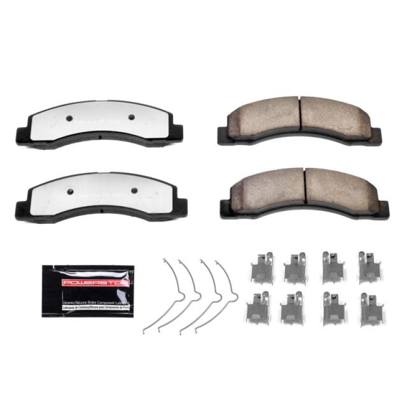 Power Stop 00-05 Ford Excursion Front Z36 Truck & Tow Brake Pads w/Hardware PowerStop Brake Pads - Performance