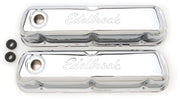 Edelbrock Valve Cover Signature Series Ford 260-289-302-351W CI V8 Chrome Edelbrock Valve Covers
