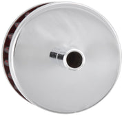 K&N Steel Base Crankcase Vent Filter 3/8in OD Tube 2in OD 1-1/2in Height K&N Engineering Air Filters - Universal Fit