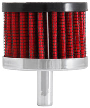 K&N Steel Base Crankcase Vent Filter 0.375in Vent OD x 2in OD x 1.5in Height K&N Engineering Air Filters - Universal Fit