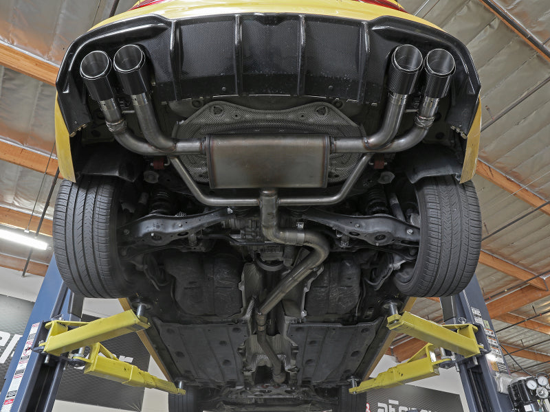 aFe MACHForce XP 3in-2.5in 304SS Exhaust Cat-Back 15-20 Audi S3 L4-2.0L (t) - Black Tips aFe Catback