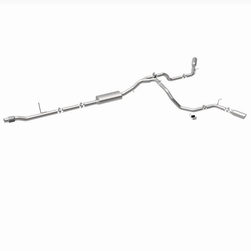 MagnaFlow 2019 Chevy Silverado 1500 V8 5.3L Street Series Dual Split Exit Exhaust w/ Polished Tips