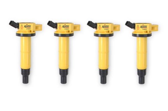 ACCEL Ignition Coil - SuperCoil - Toyota - 2.4L - I4 - 4-Pack 140333-4 ACCEL Autoparts