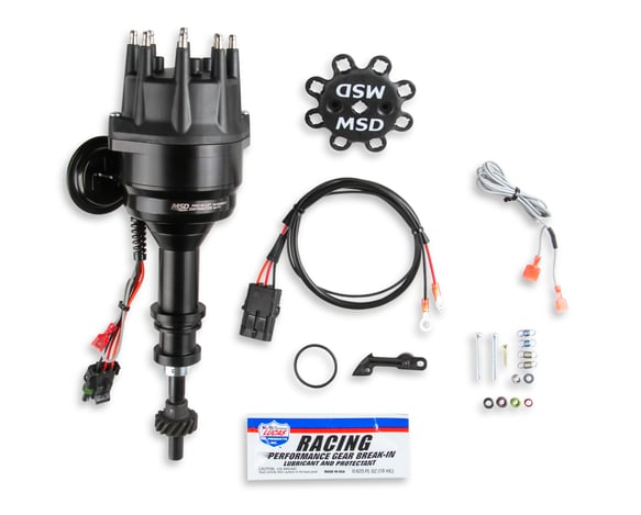 MSD Black Distributor, Ford, 351C-460, Ready-to-Run, Steel Gear 835031 MSD Autoparts
