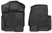 Husky Liners 15-23 Ford F-150 Super/Super Crew Cab WeatherBeater Black Front Floor Liners Husky Liners Floor Mats - Rubber