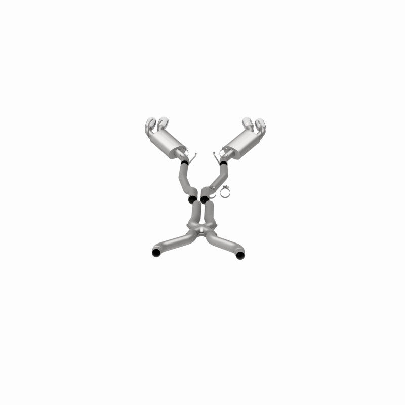 MagnaFlow 13 Chevy Camaro V8 6.2L S/C Quad Split Rear Exit Cat Back Perf Exhaust Magnaflow Catback