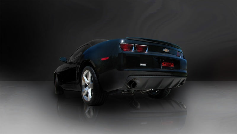 Corsa 2010-2015 Chevrolet Camaro Coupe SS 6.2L V8 Auto Black Sport Cat-Back + XO Exhaust CORSA Performance Catback