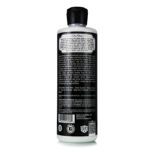 Chemical Guys Natural Shine Satin Dressing - 16oz Chemical Guys Surface Cleaners