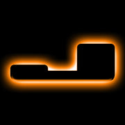 ORACLE Lighting Universal Illuminated LED Letter Badges - Matte Blk Surface Finish - J ORACLE Lighting Light Accessories and Wiring