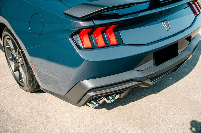 Corsa 24+ Ford Mustang Dark Horse 5.0L 3.0in Dual Rear Exit Cat-Back w/Twin 4.5in Polish Slash Tips CORSA Performance Catback