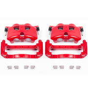 Power Stop 12-19 Ford F-150 Front Red Calipers w/Brackets - Pair PowerStop Brake Calipers - Perf