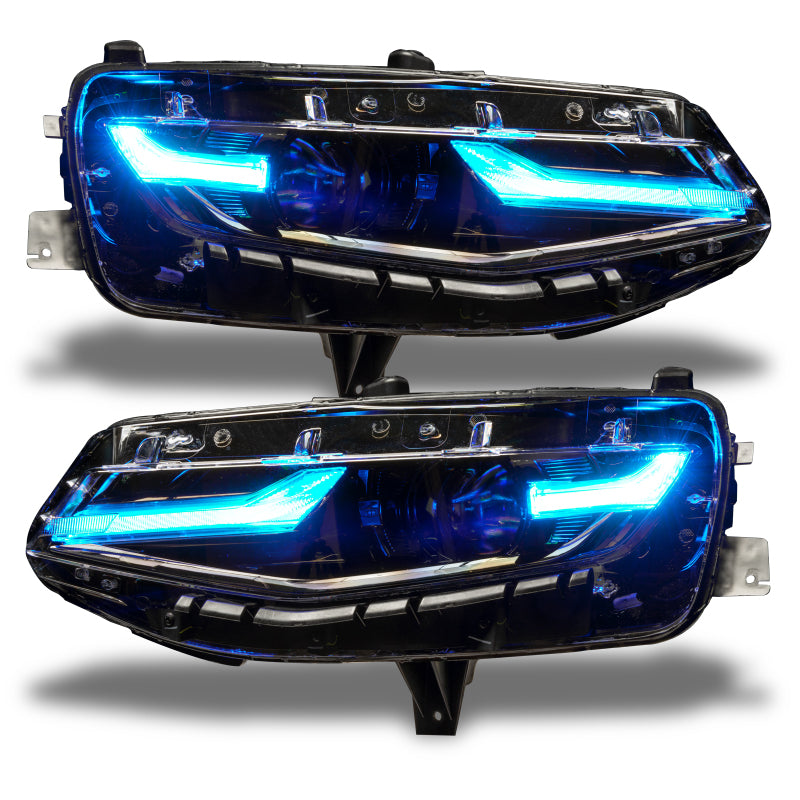 Oracle 19-21 Chevy Camaro LS/LT RGB+A Headlight DRL Kit - ColorSHIFT w/ RF Controller ORACLE Lighting Headlights
