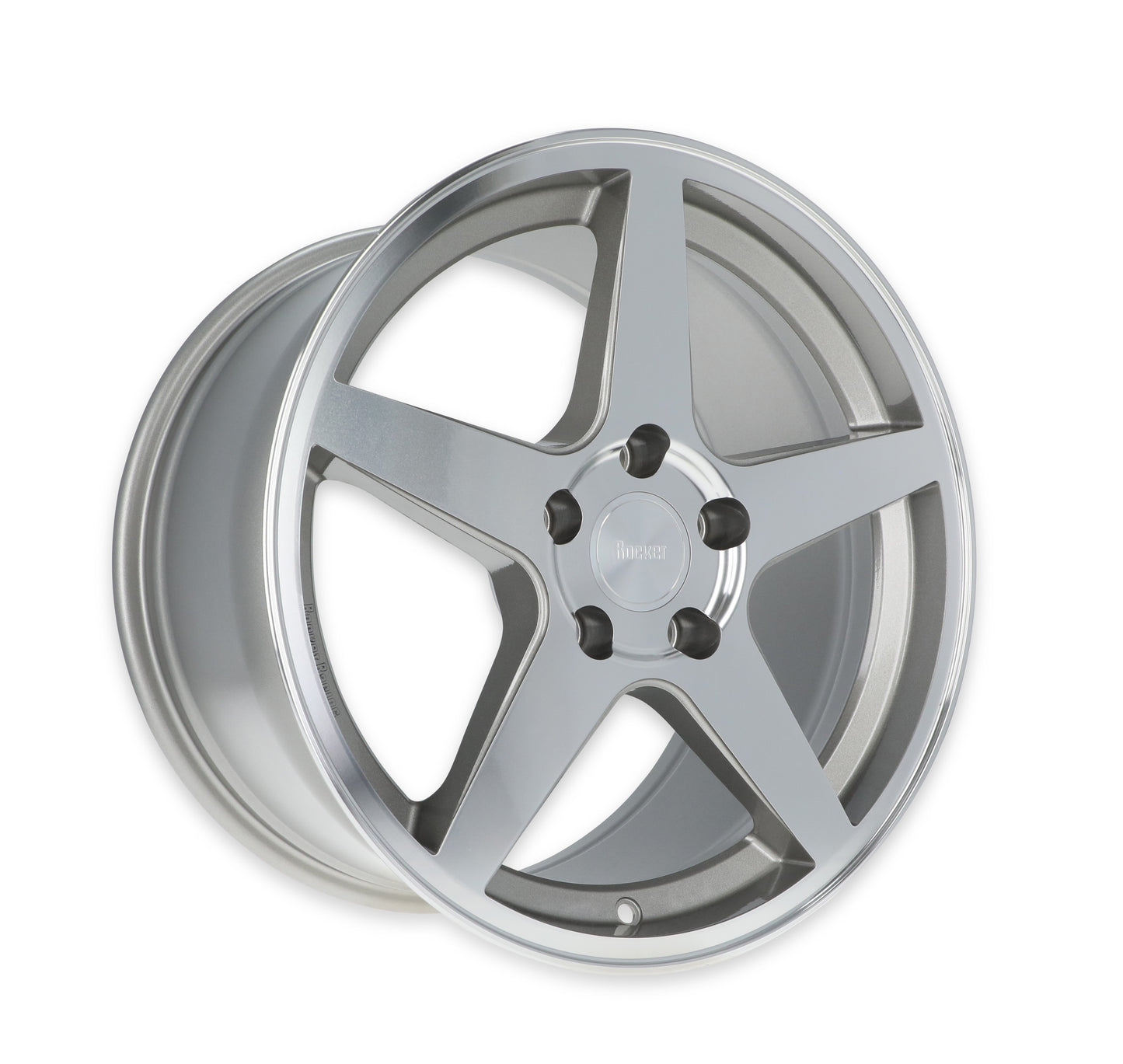 Rocket Racing Wheels - Flare - Titanium/Machined