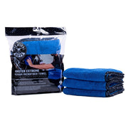Chemical Guys Monster Extreme Thickness Premium Microfiber Towel - 16in x 16in - Blue - 3 Pack Chemical Guys Microfibers & Towels