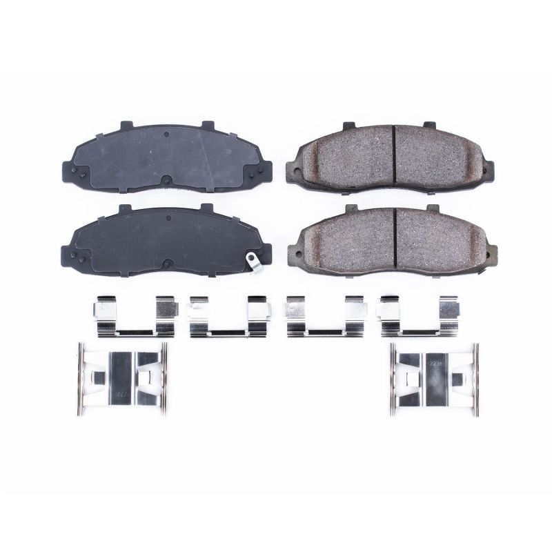 Power Stop 97-03 Ford F-150 Front Z17 Evolution Ceramic Brake Pads w/Hardware PowerStop Brake Pads - OE