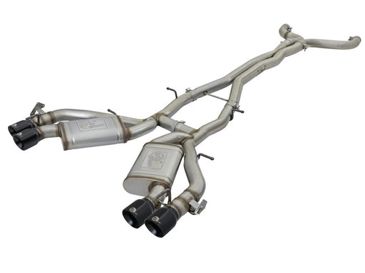 aFe MACHForce XP 3in 304 SS Cat-Back Dual Exhaust w/ Black Tips 16-17 Chevy Camaro SS V8-6.2L aFe Catback