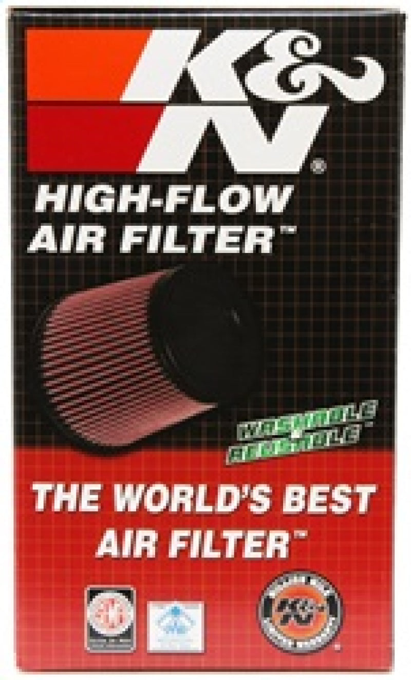 K&N Universal Clamp-On Air Filter 4-1/2in FLG / 5-7/8in B / 4-1/2in T / 8-3/8in H K&N Engineering Air Filters - Universal Fit