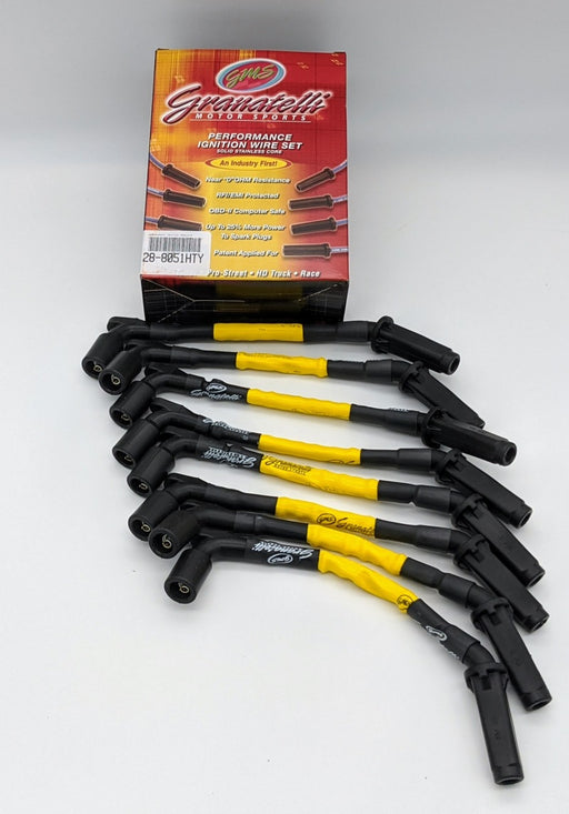 Granatelli 20-23 LT2 6.2L 8 Hi-Perf Coil-Near-Plug Ignition Wire Connector Kit w/Yellow Jacket Granatelli Motor Sports Spark Plug Wire Sets