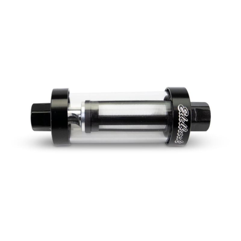Edelbrock Clear View Fuel Filter - Universal Edelbrock Fuel Filters