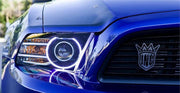 Oracle Ford Mustang 13-14 Halo Kit - ColorSHIFT w/ Simple Controller ORACLE Lighting Headlights