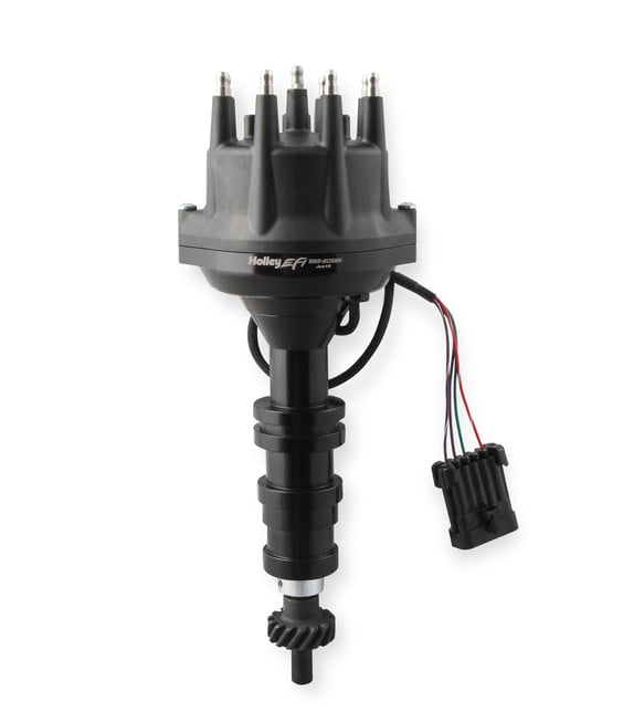 Holley EFI Dual Sync Ford FE Distributor, Black 565-205BK HOLLEY Autoparts