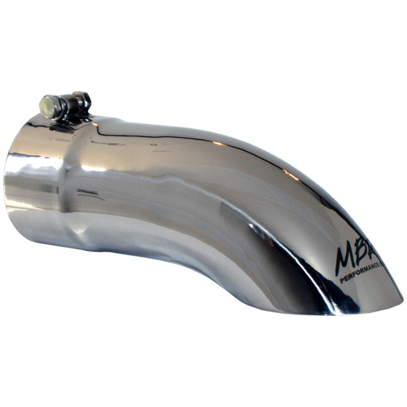 MBRP Universal Tip 4 O.D. Turn Down 4 inlet 12 length MBRP Steel Tubing