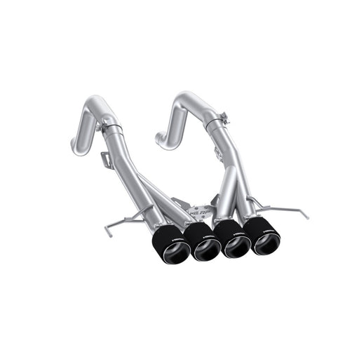 MBRP 14-19 Chevrolet Corvette 6.2L 3in Axle-Back Muffler Bypass Quad Exit Carbon Fiber Tips MBRP Axle Back