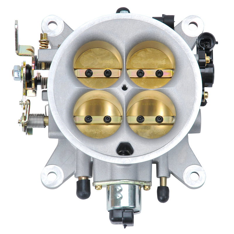 Edelbrock Throttle Body Victor EFI 4-Barrel 4150 Style Flange 1.75In Bores Die Cast Edelbrock Throttle Bodies