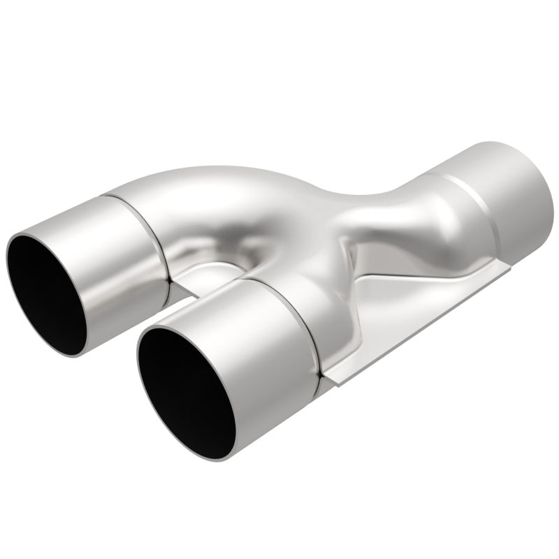 MagnaFlow Smooth Trans Y 2.50inch SS 90 deg. Magnaflow Y Pipes