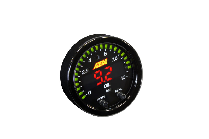 AEM X-Series 0-150 Oil Pressure Gauge Kit AEM Gauges