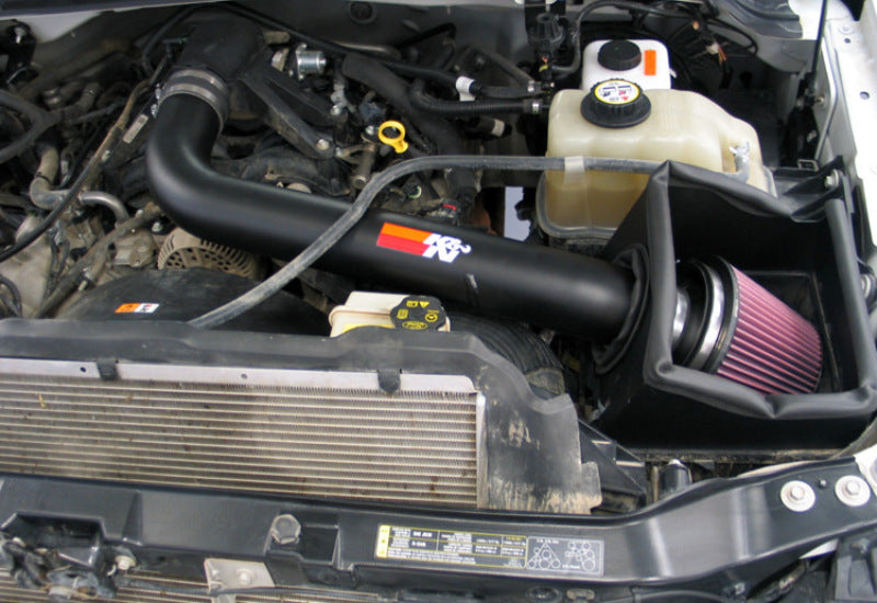 K&N 07-08 Ford F250 SD V8-5.4L Black High Flow Performance Kit K&N Engineering Cold Air Intakes