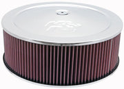 K&N Round Air Filter Assembly 5.25in ID / 5in Height / 5.125in Neck Flange / 1 1/4in Drop Base K&N Engineering Air Filters - Universal Fit