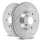 Power Stop 21-22 Ford F-150 350mm Rear Drilled & Slotted Rotor (Pair) PowerStop Brake Rotors - Slot & Drilled