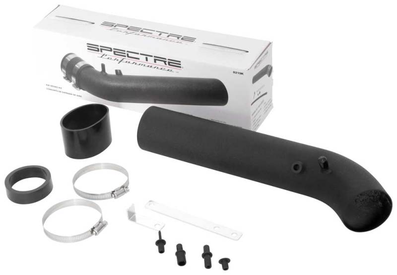 Spectre Universal Intake Tube Kit 3in. - Aluminum - Black Spectre Aluminum Tubing