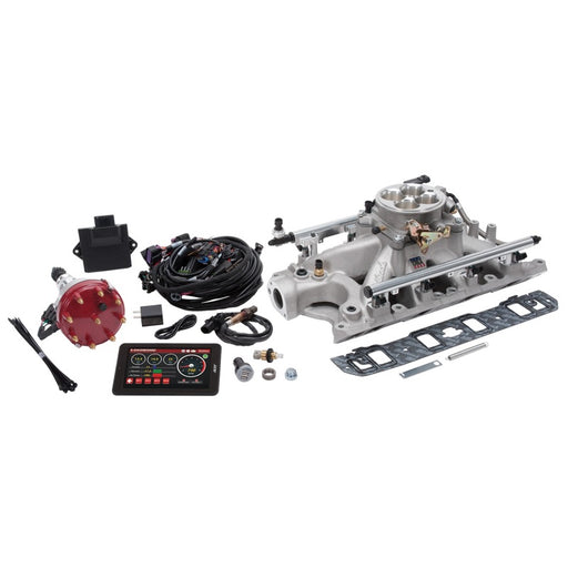 Edelbrock Pro Flo 4 EFI System Seq Port Ford 351W 625 Max HP 35lb/hr Satin Finish Edelbrock Fuel Injection Control Modules