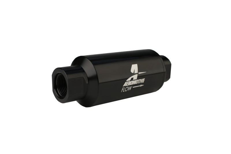 Aeromotive In-Line Filter - AN-10 - Black - 100 Micron Aeromotive Fuel Filters