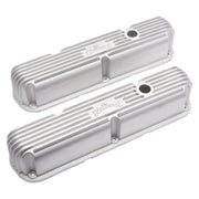 Edelbrock Valve Cover Classic Series Chrysler La 318-340-360 CI V8 Satin Edelbrock Valve Covers