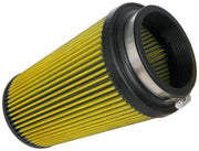 Airaid Universal Air Filter - Cone 4in Flange x 6in Base x 4-5/8in Top x 9in Height - Synthaflow Airaid Air Filters - Universal Fit